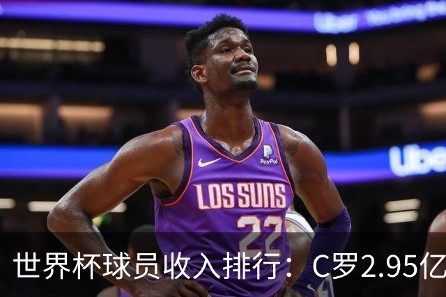 世界杯球员收入排行：C罗2.95亿美元领跑，梅西1.4亿，姆巴佩1亿